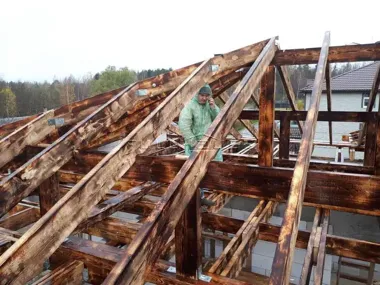 Строительство дома из газобетона по проекту 157А Знаменка_13