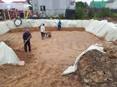 Строительство дома из газобетона по проекту 157А Знаменка_31