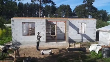 Строительство дома из газобетона по проекту FH-74-19_20