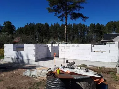 Строительство дома из газобетона по проекту FH-74-19_22