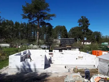 Строительство дома из газобетона по проекту FH-74-19_23