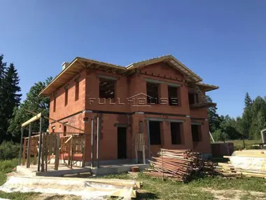 Строительство дома из кирпича по индивидуальному проекту_1