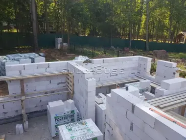 Строительство дома из газобетона по проекту FH-139-18_21