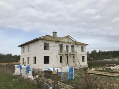 Строительство дуплекса из газобетона по проекту FH-335-17_4