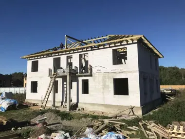 Строительство дуплекса из газобетона по проекту FH-335-17_5