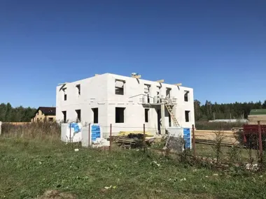 Строительство дуплекса из газобетона по проекту FH-335-17_11