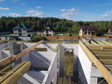 Строительство дуплекса из газобетона по проекту FH-335-17_10