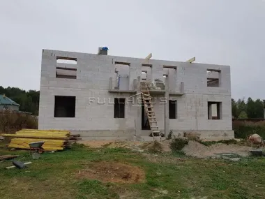 Строительство дуплекса из газобетона по проекту FH-335-17_12