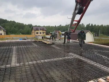 Строительство дуплекса из газобетона по проекту FH-335-17_20