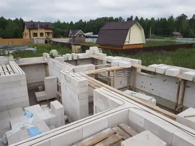 Строительство дуплекса из газобетона по проекту FH-335-17_23