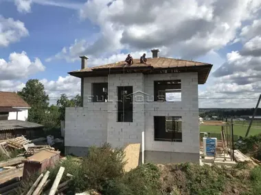 Строительство дома из газобетона по проекту 492А_9