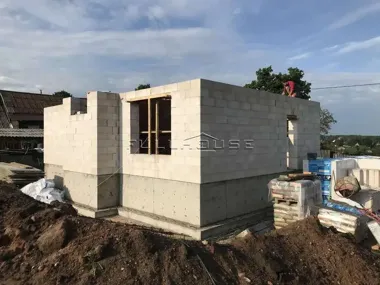 Строительство дома из газобетона по проекту 492А_19