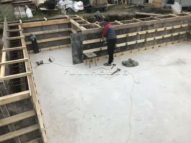 Строительство дома из газобетона по проекту 492А_22