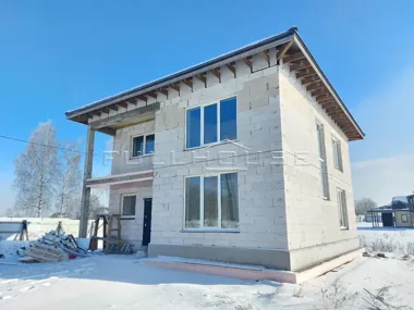 Строительство дома из газобетона по проекту ПА-150В_1