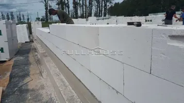 Строительство дома из газобетона по проекту ПА-150В_26