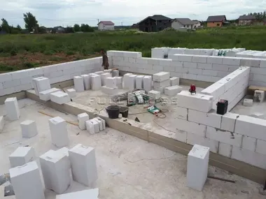 Строительство дома из газобетона по проекту ПА-150В_25