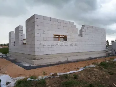 Строительство дома из газобетона по проекту ПА-150В_23