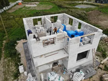 Строительство дома из газобетона по проекту ПА-150В_13