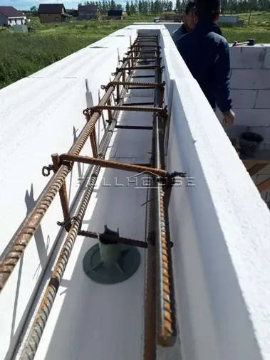 Строительство дома из газобетона по проекту ПА-150В_11