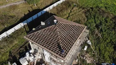 Строительство дома из газобетона по проекту ПА-150В_9