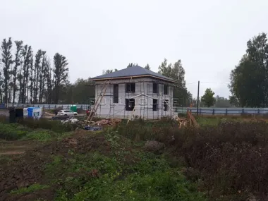 Строительство дома из газобетона по проекту ПА-150В_7