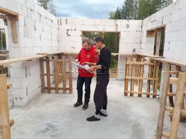 Строительство дома из газобетона по проекту FH-140ND_14