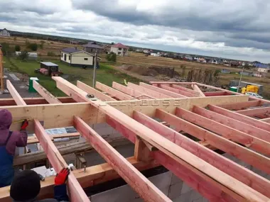 Строительство дома и бани из газобетона_15