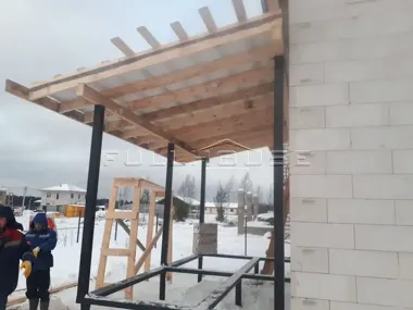 Строительство дома из газобетона по проекту FH-115 Status-2_8