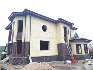 Строительство дома из по проекту FH-208 студии FHDom_6