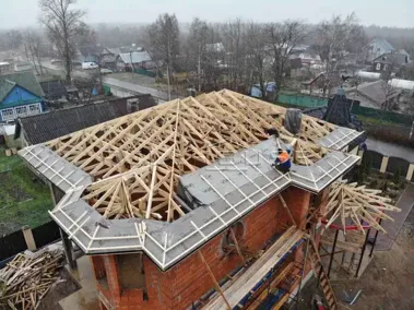 Строительство дома из по проекту FH-208 студии FHDom_12