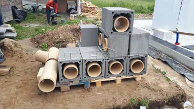 Строительство дома по проекту FH-145 студии FHDom_27 Строительство дома по проекту FH-145 студии FHDom_27