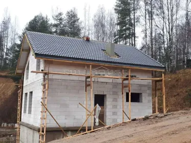 Строительство дома из газобетона по проекту FH-148-18