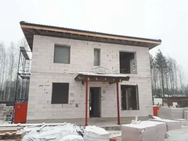 Строительство дома из газобетона по проекту FH-140ND