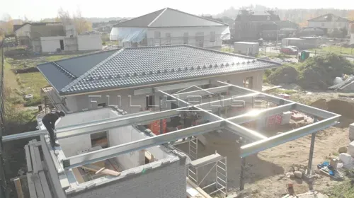 Строительство автонавеса и хозблока по проекту UNiT FH-4