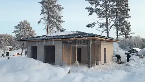 Строительство коттеджа по проекту FH-90 Windows