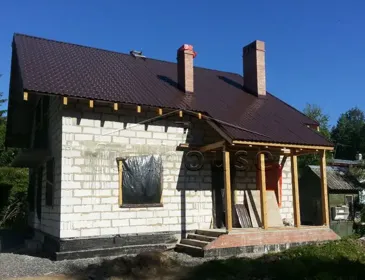 Строительство коттеджа по проекту 53-93