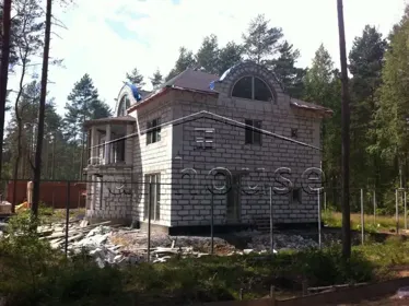 Строительство коттеджа по проекту 35-21