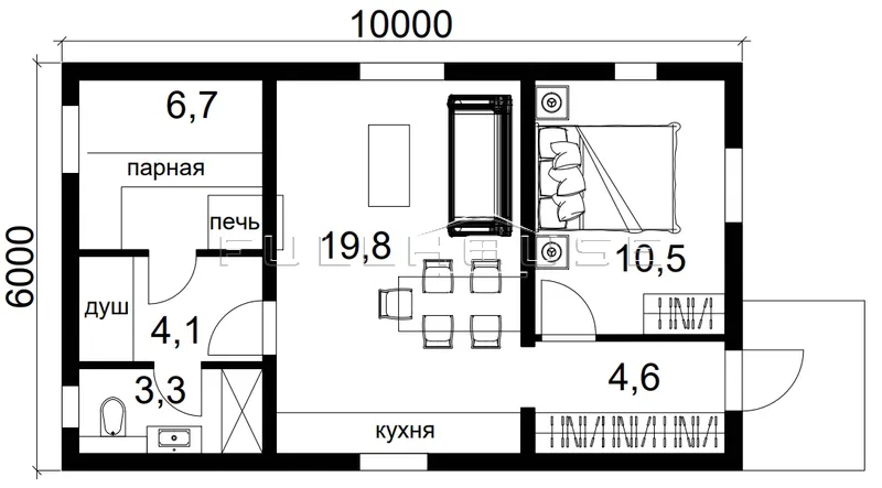 Проект бани FH-49U Urban_6