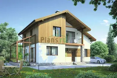 Проект дома 55-50