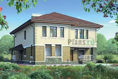 Проект дома 55-55