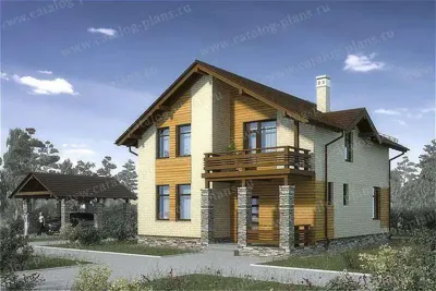 Проект дома 60-55