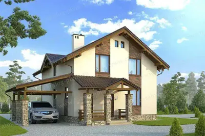 Проект дома 60-75B