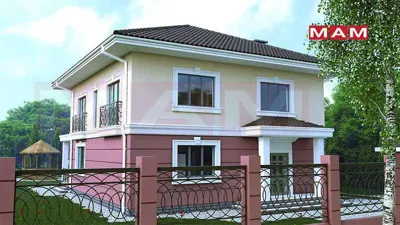 Проект дома Антонович дизайн