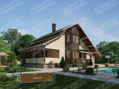 Проект дома дельта