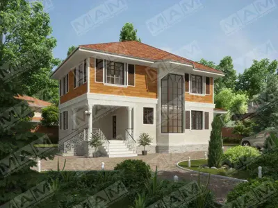 Проект дома европейский дизайн