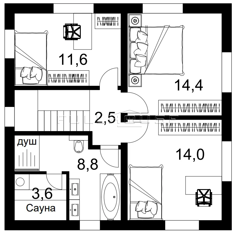 Проект дома FH-115 Status_8