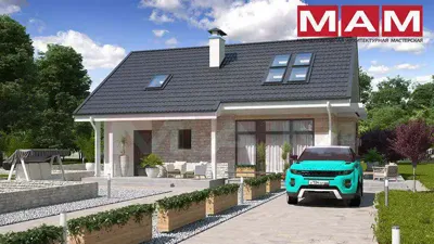 Проект дома Икер дизайн