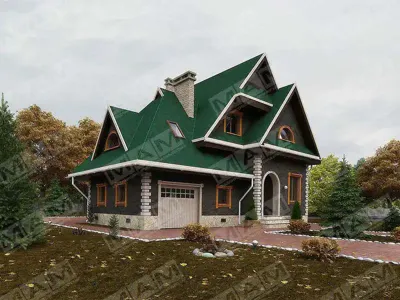 Проект дома Ивушка зел ная дизайн