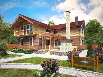 Проект дома климово дизайн