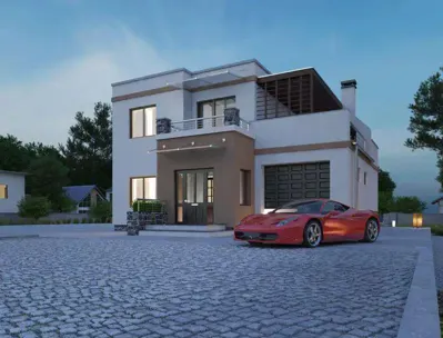 Проект дома компакт дизайн